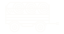 Trailer with bales icon